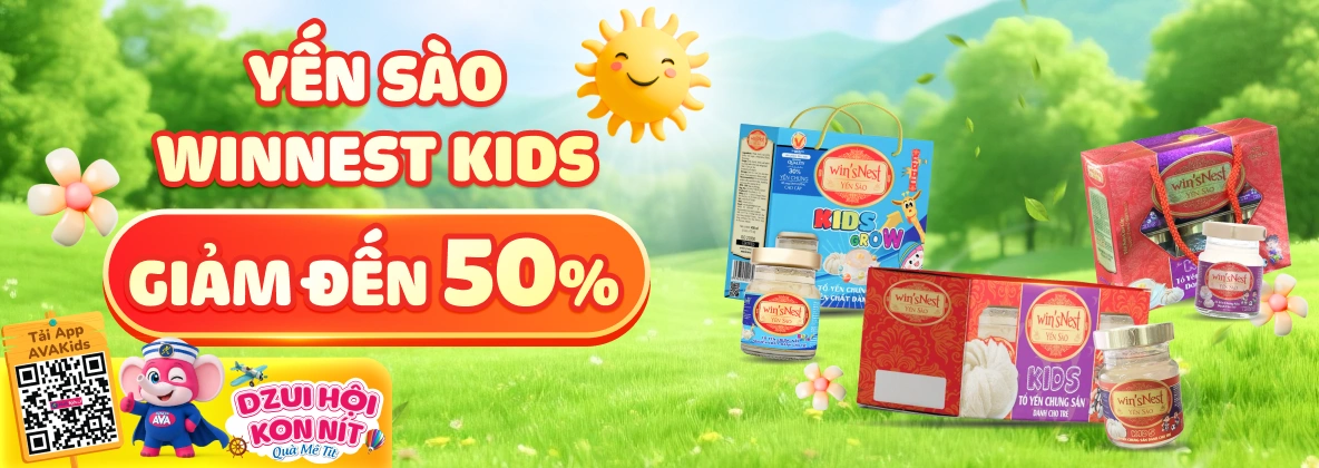 YẾN SÀO WINNEST KIDS GIẢM ĐẾN 50% T5